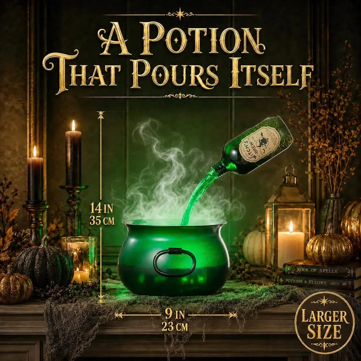 Averax Spellbound™ Floating Potion Cauldron