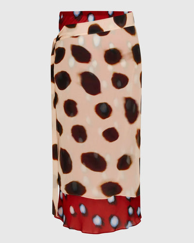 Artisan Luxe Wrap Midi Skirt