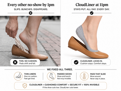 Averax CloudStep No-Show Liners